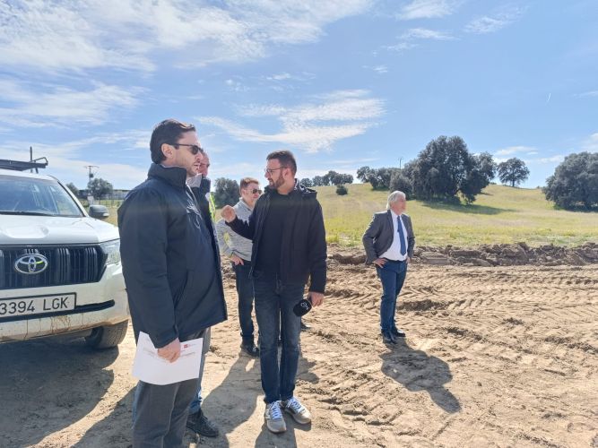 Pedro Corbalán visita obras tras la Dana