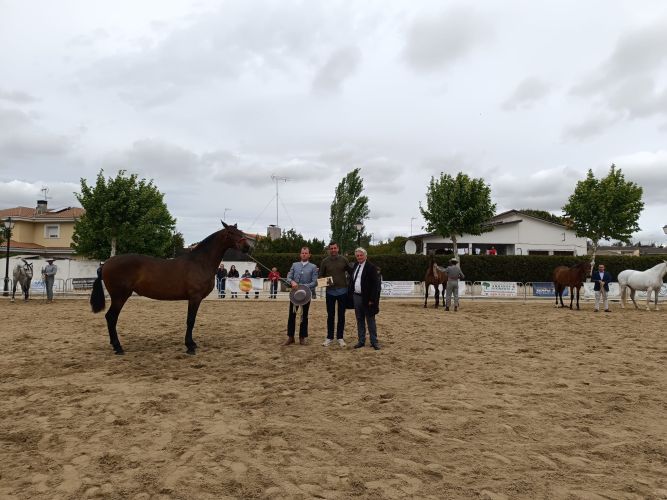 Villanueva en la entrega de los premios de EQUUS