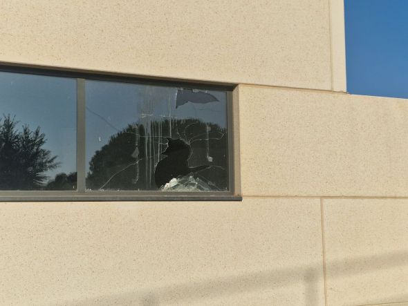 Actos vandálicos Polideportivo