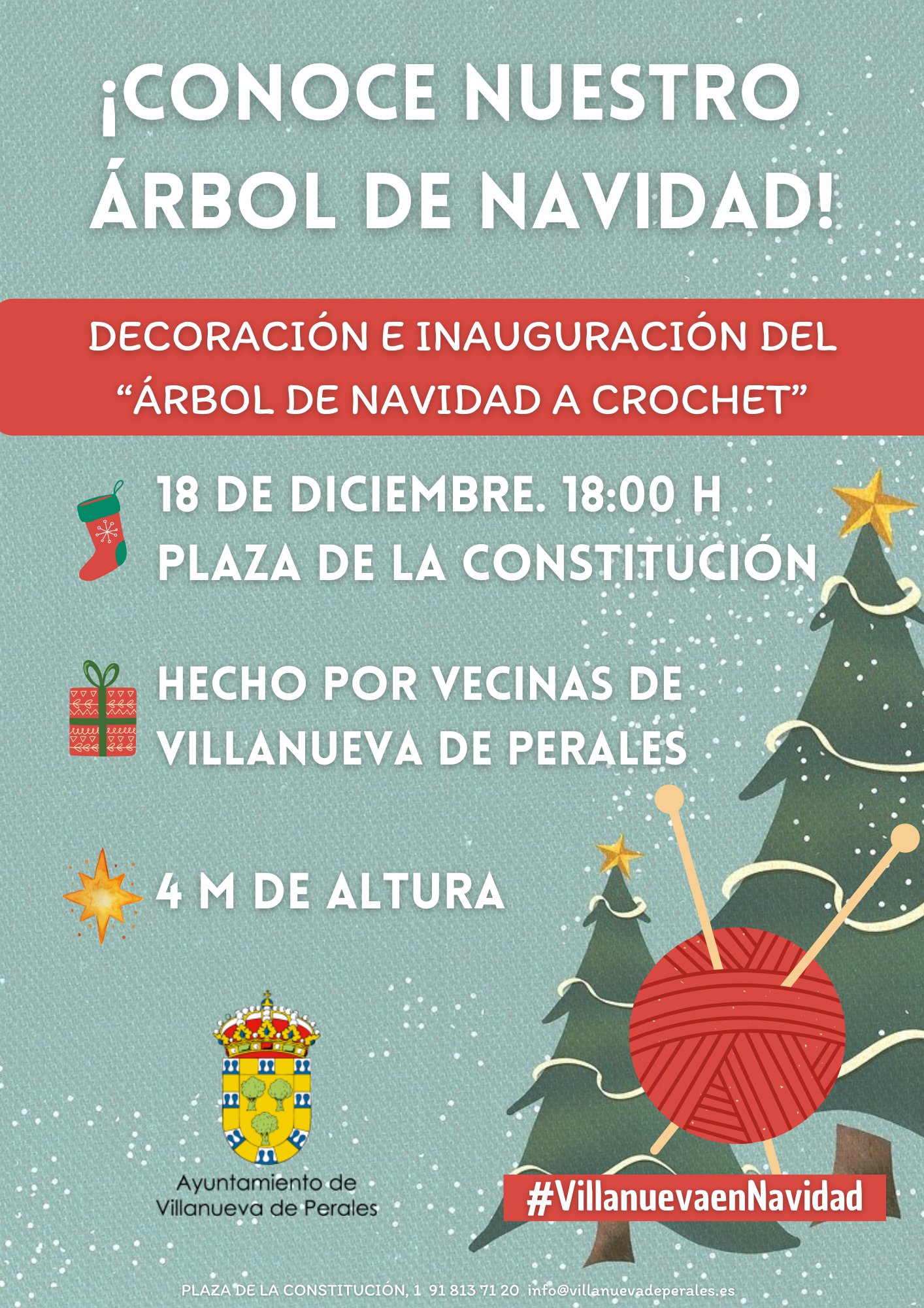 árbol crochet