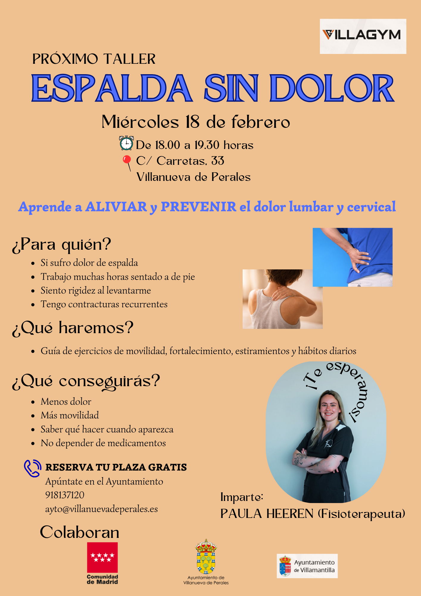 Espalda sin dolor. X edición actividad física