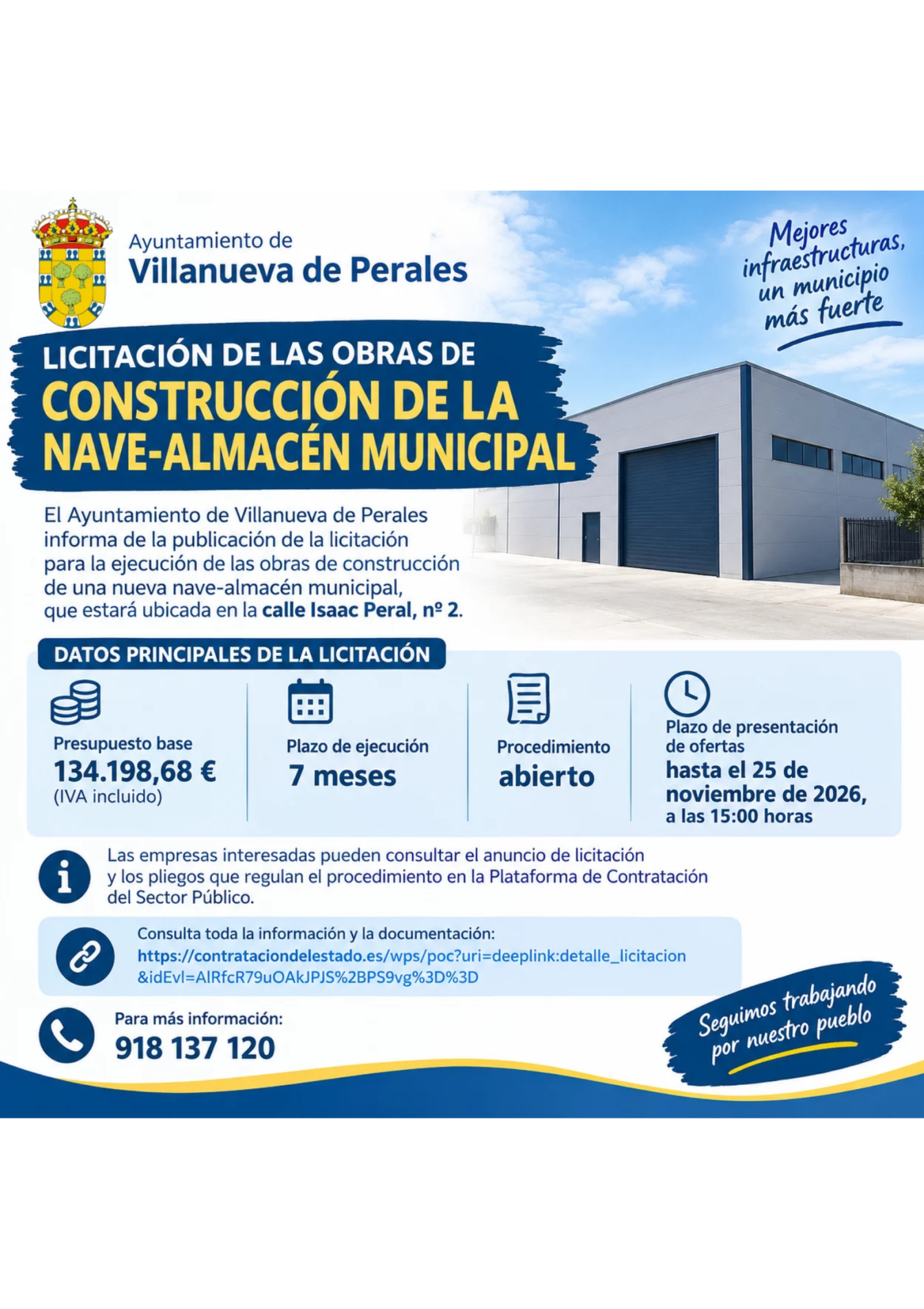 licitación obras nave26